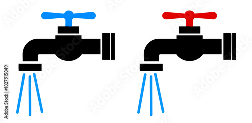 Ciepła i zimna woda - krany hydraulika
