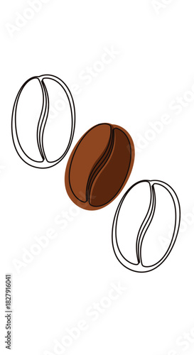 Coffee Beans Trio - Aromatic Brew Inspiration.