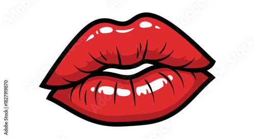 Red Lips A Bold and Classic Icon