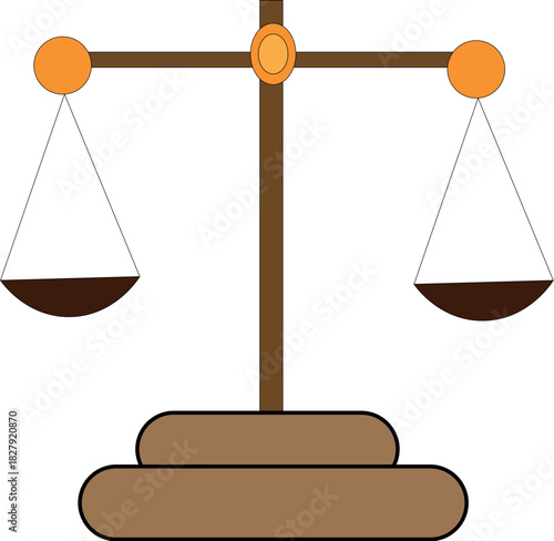 scales of justice vector