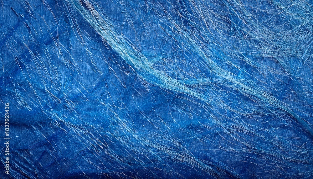 Obraz premium Blue Paper Parchment Background With Fibers
