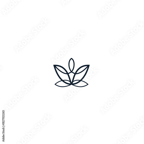 lotus flower logo design