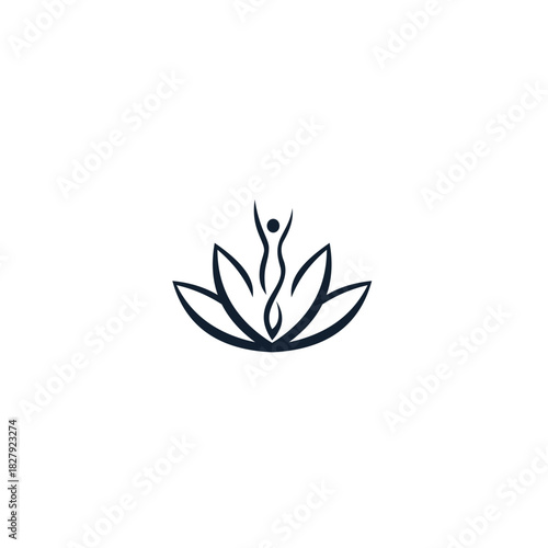 lotus flower logo design