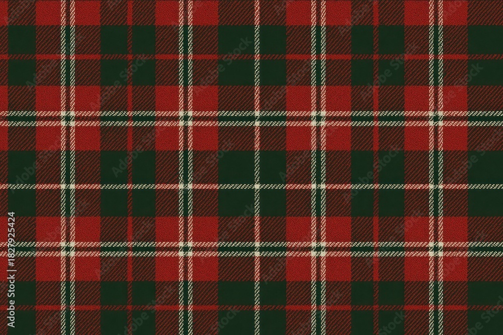 Fototapeta premium Classic red plaid pattern background