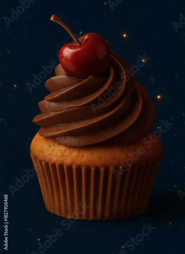 cherry cupcake
