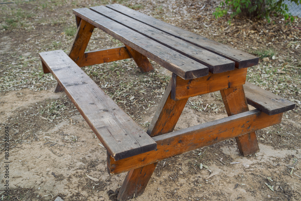 Fototapeta premium bench in the park