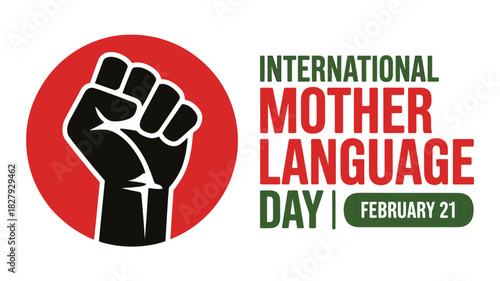 Mother language day fist
