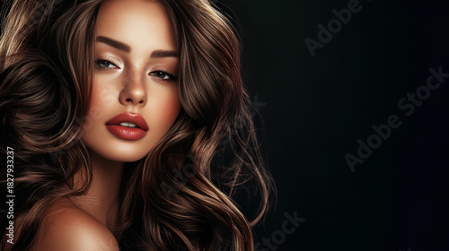 Wallpaper Mural a girl standing in dark room Torontodigital.ca