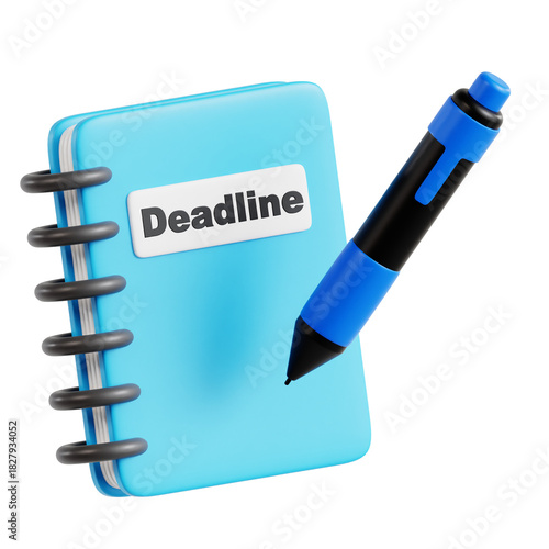 notebook 3d Illustration