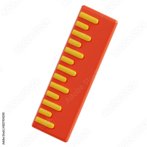 ruler 3d Illustration