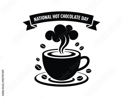 Celebrating National Hot Chocolate Day with a warm cup of cocoa treat