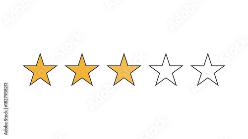 5 Star Rating Animation.