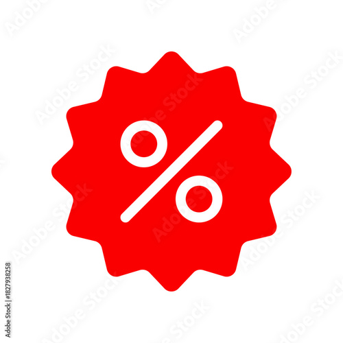 Percentage discount icon