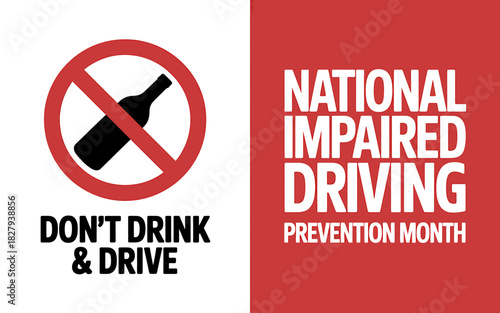 Don't drink and drive prevention campaign, national awareness