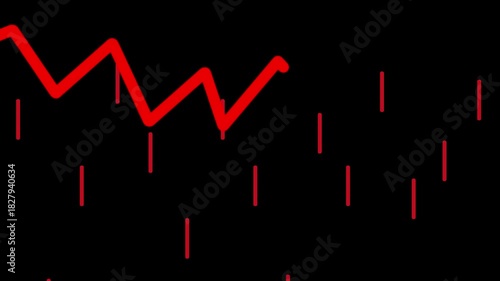 Financial Loss Motion Graphic.