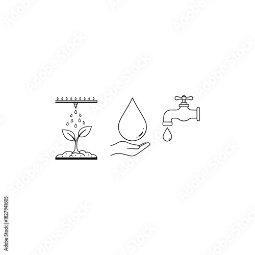 Water icons