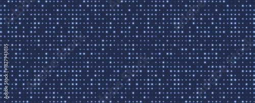 Digital background with abstract blue pixel pattern, technology futuristic vector design or tech banner. Data geometric grid for business finance, science concept. Crypto backdrop, blockchain concept