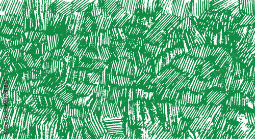 Scribble. Abstract. Green. A hand drawn vector background with a dense green crayon or marker scribble texture for an eco-themed design, a school project, or a creative and messy background.