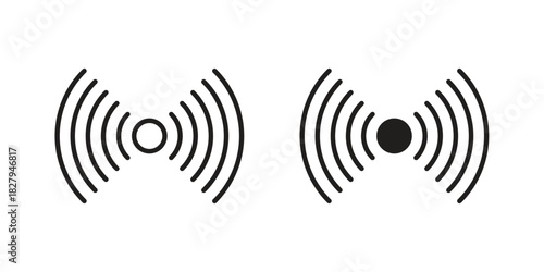 Sensor icon on white background. Stock vector icon