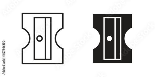 Sharpener icon on white background. Stock vector icon