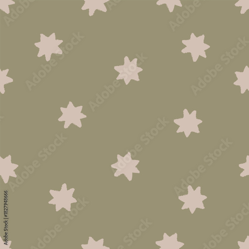 Stars, seamless pattern, endless background. Festive starry texture, repeatin...