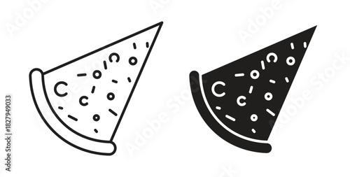 Puzzle piece icons set isolated on white background flat vector illustration.