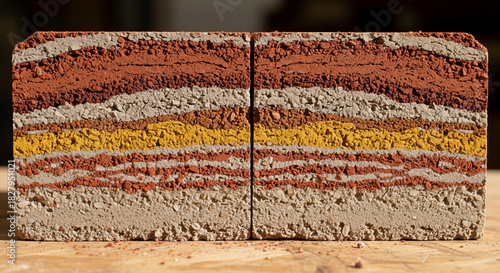 Compressed Earth Block Cross-Section