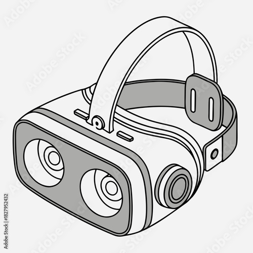 Virtual reality headset for immersive experience