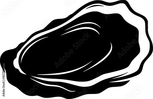 oyster black silhouette logo