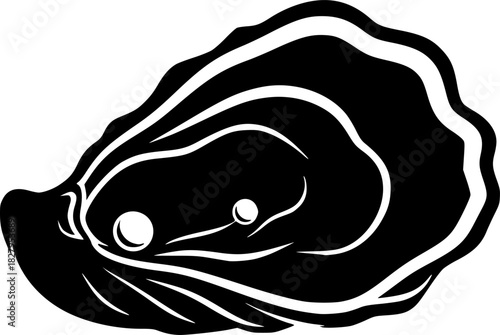 oyster black silhouette logo