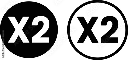 Double Quantity or Speed Symbol