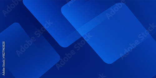 Abstract dark blue geometric background. Dynamic shapes composition. Cool background design for posters. Vector illustration