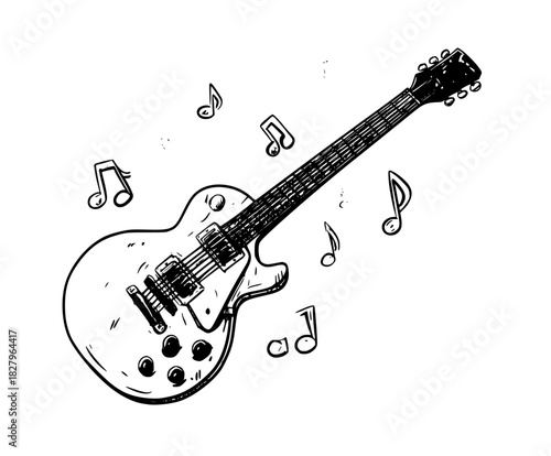 Soulful Serenade: Musical Journey | Clean, isolated vector art for creative projects.