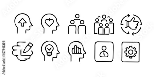 vector set of restaurant icons