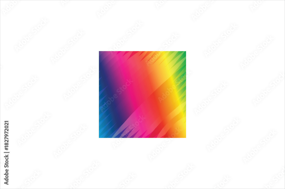 Naklejka premium Spectrum soft light wave effect gradient colorful back round vector image.