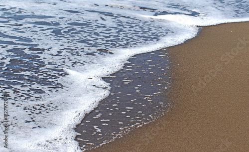 Fototapeta Naklejka Na Ścianę i Meble -  A beach scene from the area east of Karataş town in the Eastern Mediterranean
