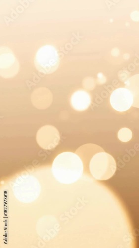 Abstract Christmas tree lights bokeh background in warm colors slow motion, festive glow sparkle holiday decor shimmer cozy atmosphere, perfect stock video for celebration, winter, joy, magic.