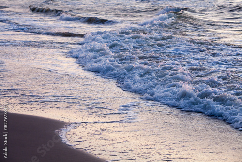 Beautiful view of Polish Baltic Sea at Niechorze.