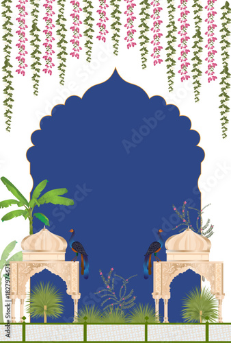 Indian Wedding Invitation set of Mehndi, Sangeet and wedding