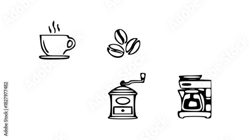 coffee set icon