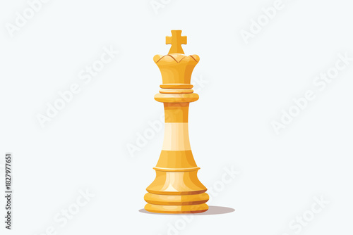 chess piece isolated vector style with transparent background illustration