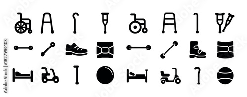 Accessible mobility and support aids collection