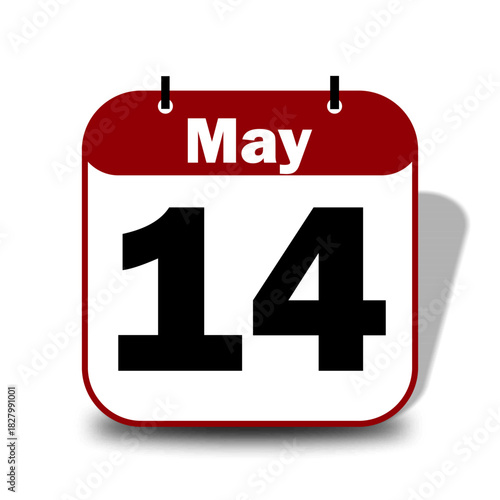 14 May Date Calendar