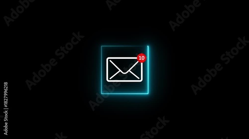 Digital marketer using email marketing tools on laptop and smartphone, sending newsletters and analyzing campaign performance to engage subscribers and grow business, Motion graphics of inbox concept.