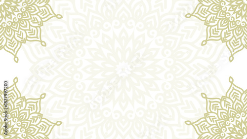 Mandala Background - Gradient round mandala .Hand Made design by vishal Singh. Christmas Fest