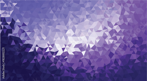Abstract Purple Low Poly Geometric Triangle Background Pattern