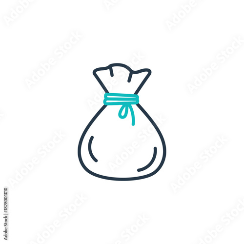 Bulging money bag