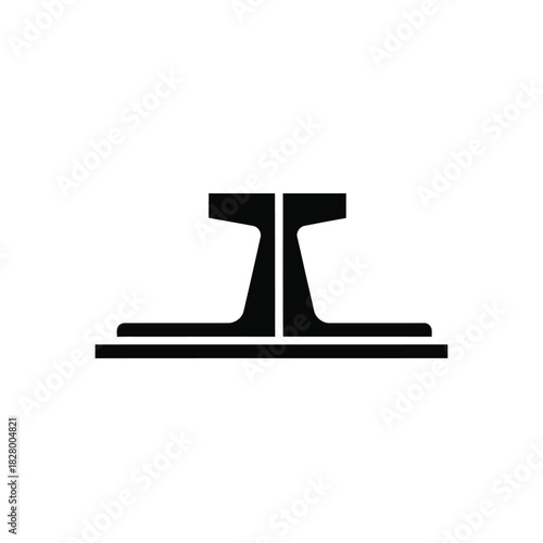 Black bollard on white background harbor dock