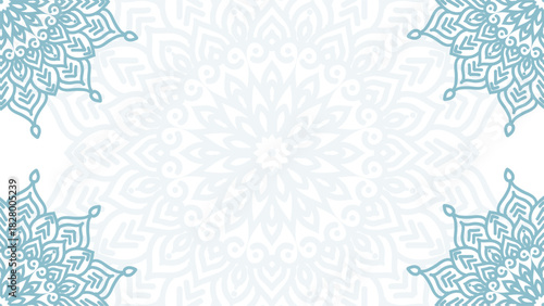 Mandala Background - Gradient round mandala .Hand Made design by vishal Singh. Christmas Fest