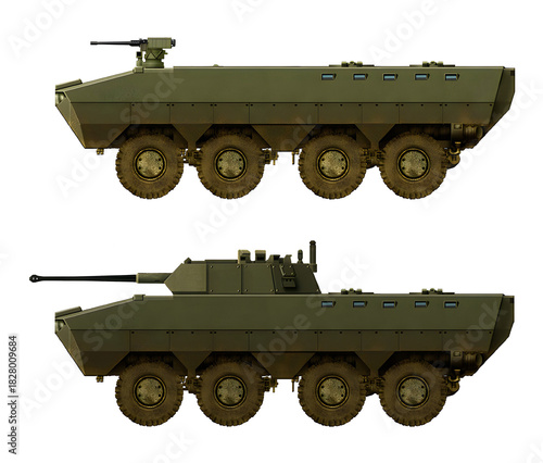 Collection of Armored Fighting Vehicles concepts (top: Nurol Ejder 8x8 APC, bottom: Nurol Ejder 8x8 IFV). Individual images, in full size, can be found in the portfolio or by name in the site search